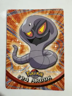 Arbok #24 Blue Label First Edition 🔥 Topps Pokemon 1999 - Moderate Play - Image 1