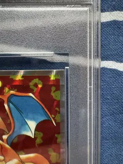 PSA 7 Charizard Pokemon Amada Hyper Sticker Vintage Nintendo Bandai Japan 1997 - Image 3