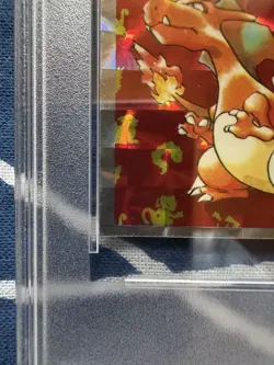 PSA 7 Charizard Pokemon Amada Hyper Sticker Vintage Nintendo Bandai Japan 1997 - Image 4