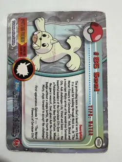Seel #86 Blue Label First Edition 🔥 Topps Pokemon 2000. Heavily played - Image 2
