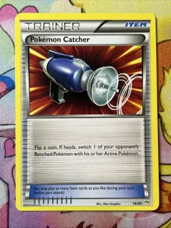 Pokemon Catcher 23/30 Pokemon 2014 XY Trainer Kit Sylveon Noivern - Non Holo VLP - Image 1