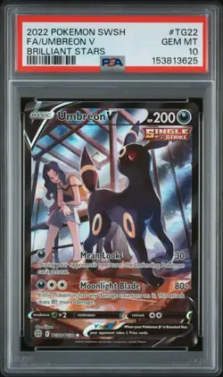 Umbreon V TG22/TG30 PSA 10 Brilliant Stars - Pokemon Card Game - Image 1