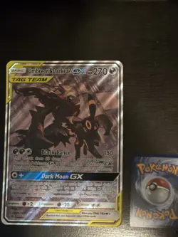 Umbreon & Darkrai GX SM241 Pokemon Black Star Promo 2020 English JUMBO card - Image 1