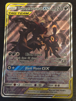 Umbreon & Darkrai GX SM241 Pokemon Black Star Promo 2020 English JUMBO card - Image 2