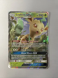The Pokemon Company Leafeon GX Promo Full Art Holo SM146 200 HP - Image 1