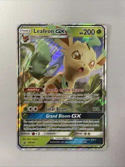 The Pokemon Company Leafeon GX Promo Full Art Holo SM146 200 HP - Image 3