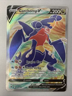 Garchomp V - 178/189 - Pokemon Astral Radiance Sword & Shield Full Art Card -MP - Image 1