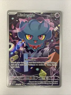 Misdreavus 233/217 Illustration Rare ME: Ascended Heroes Pokemon Near Mint - Image 1