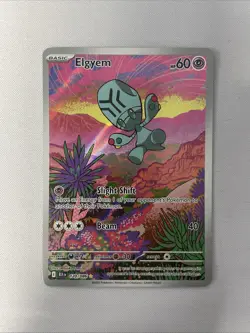 Pokemon TCG Elgyem 120/086 Sv: Black Bolt Holo Illustration Rare MINT/Near Mint - Image 1