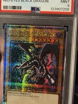 YuGiOh - Red Eyes Black Dragon Quarter Century STAMPED - PSA 9 MINT - Image 2