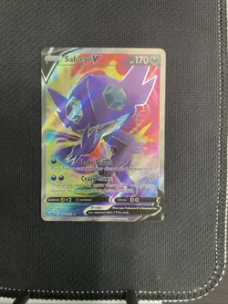 Sableye V - 194/202 - Pokemon Sword & Shield Base Set Full Art Rare Card NM - Image 1