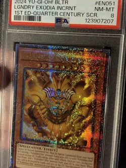 YuGiOh - The Legendary Exodia Incarnate Quarter Century STAMPED - PSA 8 NM-MT - Image 2