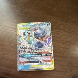Pokemon Blastoise & Piplup GX 214/236 Full Art Ultra Rare Holo TAG TEAM GX 270 … - Image 1