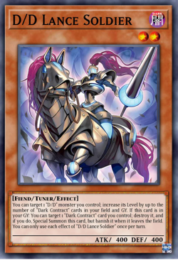 Yugioh! D/D Lance Soldier DOOD-EN001 COMMON DOOM OF DIMENSIONS PREORDER - Image 1