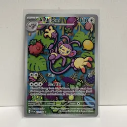 Pokemon TCG Illustration Rare Holo Ambipomb Phantasmal Flames 107/094 - Image 1