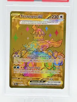 Pokemon PSA 10 Terapagos ex 180/131 Prismatic Evolutions Holo Gold Hyper Rare - Image 2