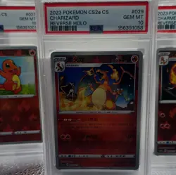 Pokemon PSA Graded 3x 2023 CS2a Reverse Holo Charmander Charmeleon Charizard - Image 3
