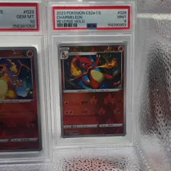 Pokemon PSA Graded 3x 2023 CS2a Reverse Holo Charmander Charmeleon Charizard - Image 4
