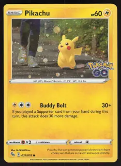 Pikachu 027/078 Holo Promo Miscellaneous Cards & Products Pokemon Lightly Played - Image 1