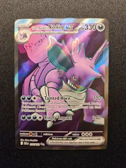 Pokemon TCG Team Rockets Nidoking EX 216/182 Destined Rivals Full Art NM - Image 1