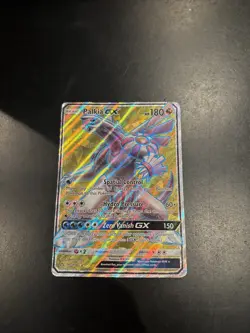 Pokemon Palkia GX 147/156 SM-Ultra Prism Ultra Rare 180 HP Full Art Holo Card - Image 1