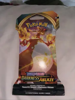 Pokemon TCG: Sword And Shield Darkness Ablaze Booster Pack - Image 1