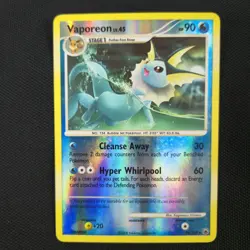 Vaporeon 34/100 Rare Majestic Dawn Reverse Holo Nintendo Pokemon Card - Image 1