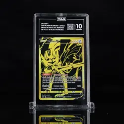 2020 Pokemon Sword & Shield UPC #076 Black Star Promo Zacian V Gold TAG 10 (972) - Image 1