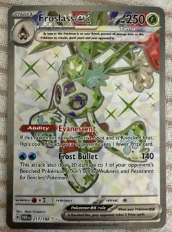 POkemon TCG Froslass ex 217/182 SV04: Paradox Rift Holo - Image 1