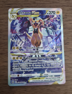 Pokemon TCG Zeraora VSTAR GG43/GG70 Crown Zenith Galarian Gallery Full Art Holo - Image 1
