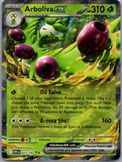 Arboliva ex 023/182 - Pokemon TCG SV10: Destined Rivals - Double Rare - NM - Image 1