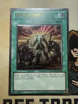 Yu-Gi-Oh A Hero Lives GENF-EN098 Ultimate Rare Unlimited VLP EU - Image 2