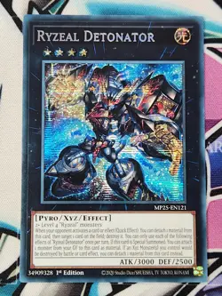 MP25-EN121 Ryzeal Detonator Prismatic Secret Rare 1st Edition YuGiOh - Image 1