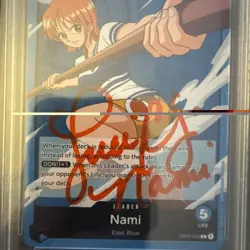 NAMI - OP03-040 - One Piece - LUCI CHRISTIAN Auto PSA - Pillars of Strength - Image 2
