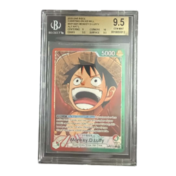 2025 ONE PIECE CARRY. ON HIS WILL MONKEY.D.LUFFY #001 ALTERNATE ART L BGS 9.5 - Image 1