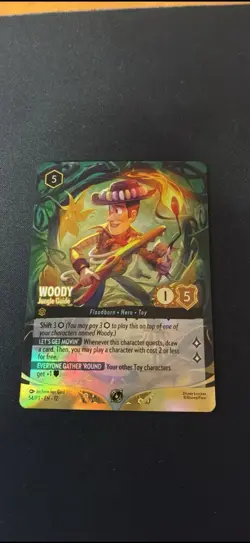 Disney Lorcana Woody - Jungle Guide Floodborn FOIL set championship 54/P3 EN - Image 1