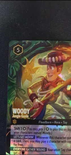 Disney Lorcana Woody - Jungle Guide Floodborn FOIL set championship 54/P3 EN - Image 3