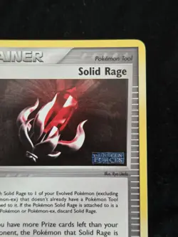 Pokemon Card Solid Rage (EX Unseen Forces) 92/115 Stamped Reverse Holo Vintage - Image 4