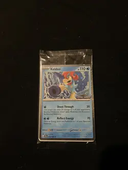 Sealed POKEMON TCG Keldeo Chaos Rising Stamped Card 019/086 RELEASE DAY PROMO - Image 3