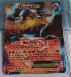 Heatran EX Team Plasma 13/116 Plasma Freeze Pokemon Card NM Ultra Rare Holo - Image 1