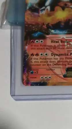 Heatran EX Team Plasma 13/116 Plasma Freeze Pokemon Card NM Ultra Rare Holo - Image 2