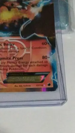 Heatran EX Team Plasma 13/116 Plasma Freeze Pokemon Card NM Ultra Rare Holo - Image 3