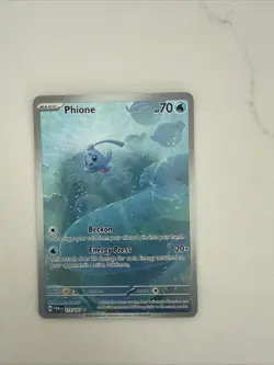 Phione Illustration Rare Pokemon TCG Sv06: Twilight Masquerade Holo Card 175/167 - Image 1