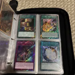 YU GI OH BINDER ALL PLATINUM SECRET RARE CARDS (70) NM CONDITION - Image 3