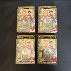 ONE PIECE CCG The Quest Begins Starter Set Card Game 4 Deck’s BANDAI 2005 new - Image 1