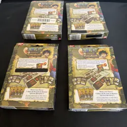 ONE PIECE CCG The Quest Begins Starter Set Card Game 4 Deck’s BANDAI 2005 new - Image 4