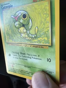Caterpie 045/102 Base Set Regular Unlimited Common Card Pokemon TCG - Image 2