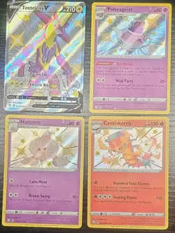 Pokemon TCG Shining Fates Shiny 4-Card Lot ENG - Image 1