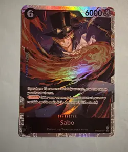 One Piece Card Game TCG Sabo PRB02-014 SR NM Condition - Image 2