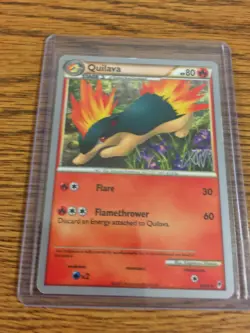 Quilava 2011 Uncommon World Championship Decks 49/95 Pokemon Card TCG Game - Image 1